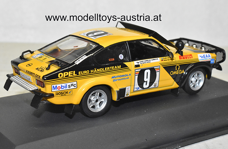 Opel Kadett C Coupe 1976 Rally Safari Walter RÖHRL / Claes BILLSTAM 1:43