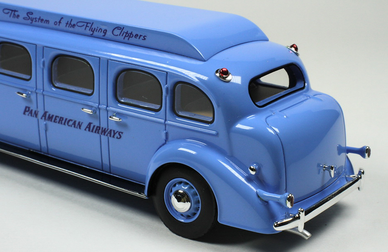 Chevrolet Stretch Limousine 1936 PAN AMERICAN / PAN AM blau 1:43