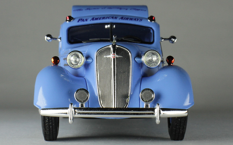 Chevrolet Stretch Limousine 1936 PAN AMERICAN / PAN AM blau 1:43