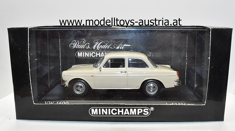 VW 1600 Typ 3 Stufenheck 1966 cremebeige 1:43