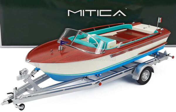 Riva Junior Motorboot 1966 ivory Sea blau 1:18