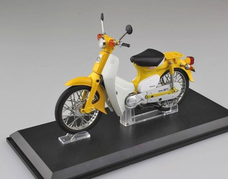 Honda Super Cub 1958 gelb / weiss 1:12