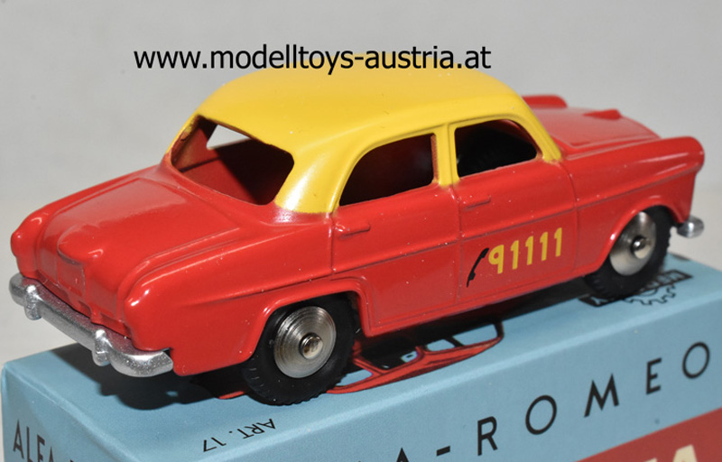 Alfa Romeo Giulietta TAXI Bern rot mit gelben Dach 1:48