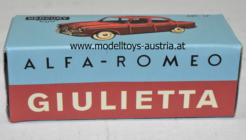 Alfa Romeo Giulietta TAXI Bern rot mit gelben Dach 1:48