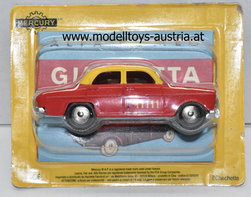 Alfa Romeo Giulietta TAXI Bern rot mit gelben Dach 1:48