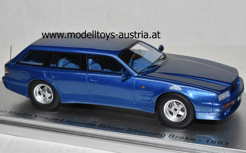 Aston Martin Virage Lagonda Shooting Brake 1993 blau metallik 1:43