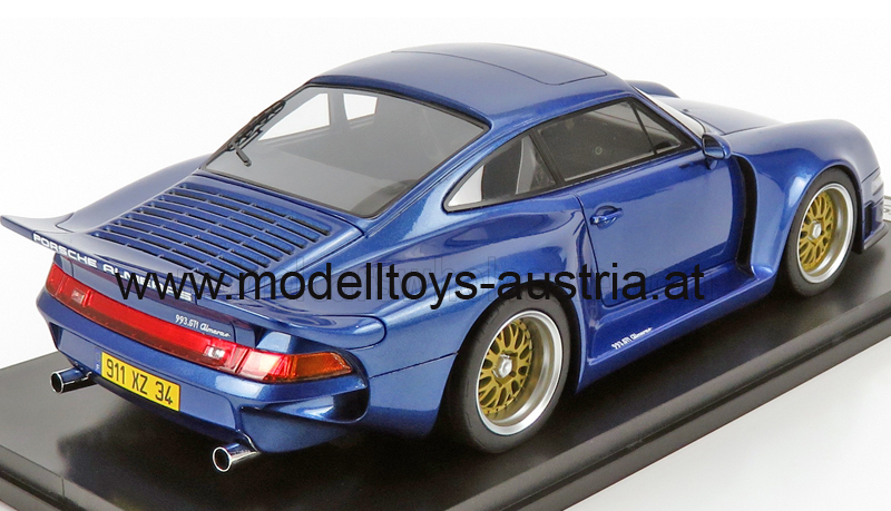 Porsche 911 993 GT1 ALMERAS blau metallik 1:18