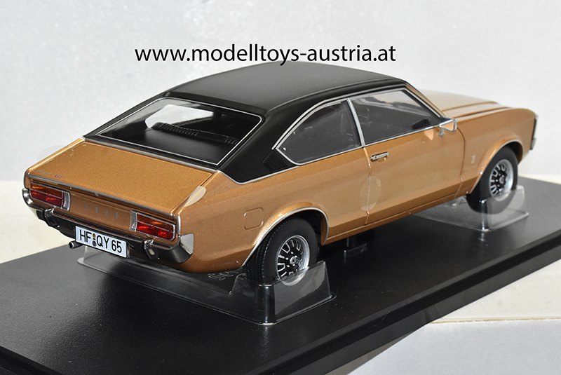 Ford Consul Coupe 1972 gold metallik mit schwarzem Dach 1:18