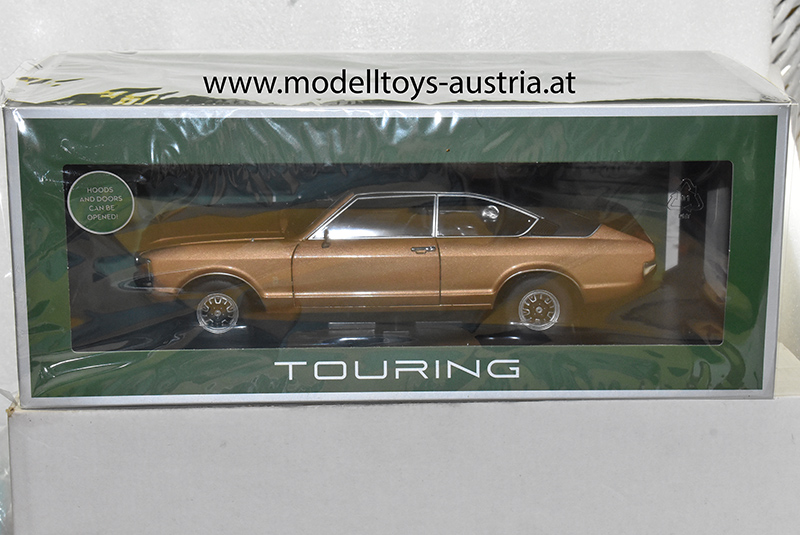Ford Consul Coupe 1972 gold metallik mit schwarzem Dach 1:18