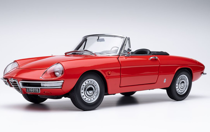 Alfa Romeo 1600 Duetto Spider 1966 rot 1:18