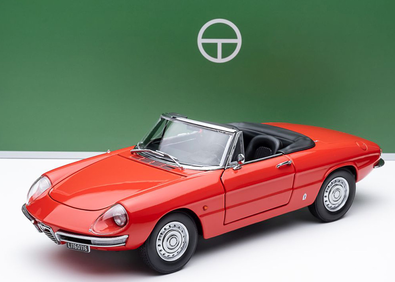 Alfa Romeo 1600 Duetto Spider 1966 rot 1:18