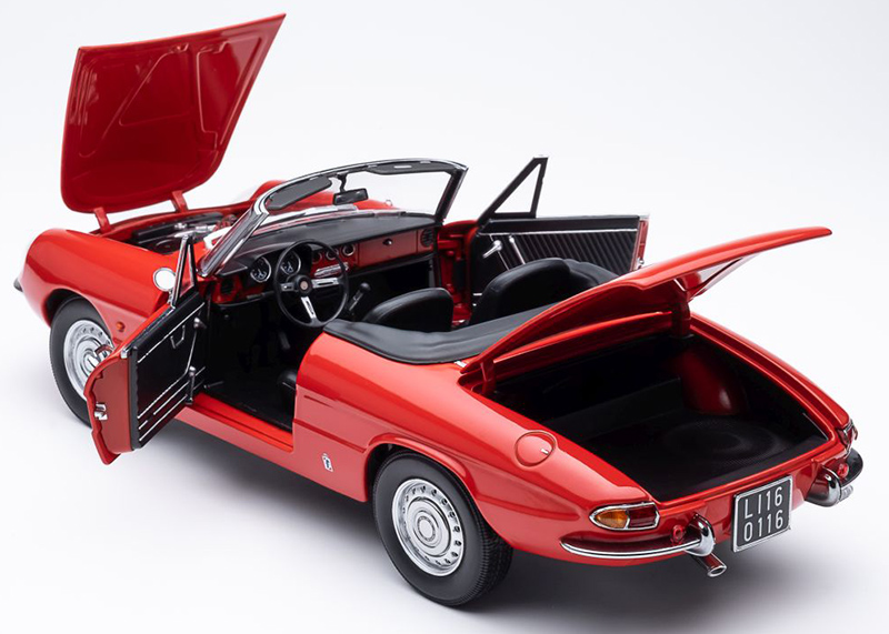 Alfa Romeo 1600 Duetto Spider 1966 rot 1:18