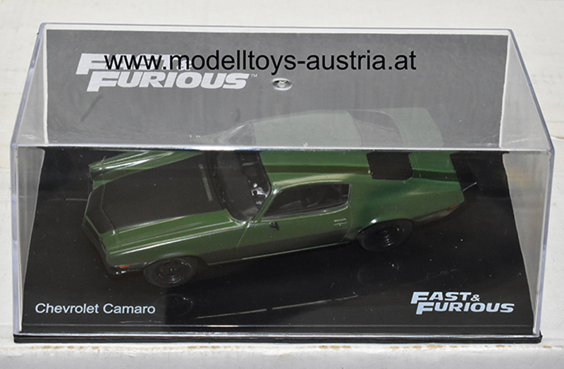 Chevrolet Camaro Z28 RS 1973 Fast & Furious olive / schwarz 1:43