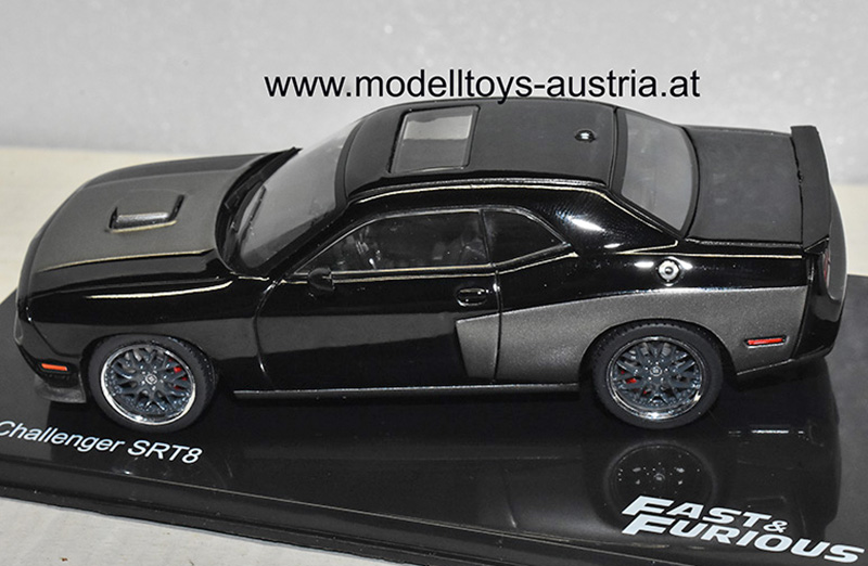 Dodge Challenger SRT8 2009 Fast & Furious schwarz / Carbon 1:43