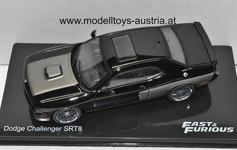 Dodge Challenger SRT8 2009 Fast & Furious schwarz / Carbon 1:43
