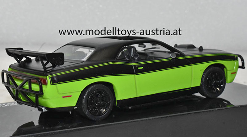 Dodge Challenger SRT R/T V8 Fast & Furious LETTY's Car grün / schwarz 1:43