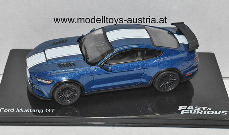 Ford Mustang GT Fast & Furious blau 1:43