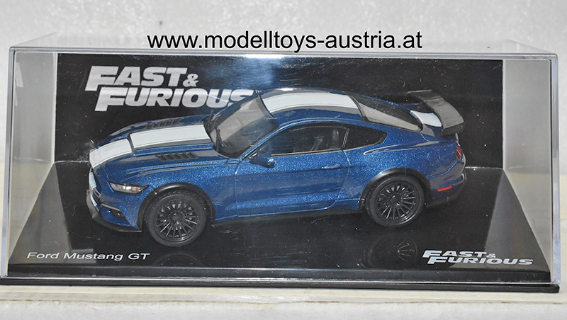 Ford Mustang GT Fast & Furious blau 1:43