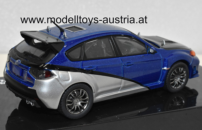 Subaru Impreza WRX STI GH Fast & Furious blau / silber metallik 1:43