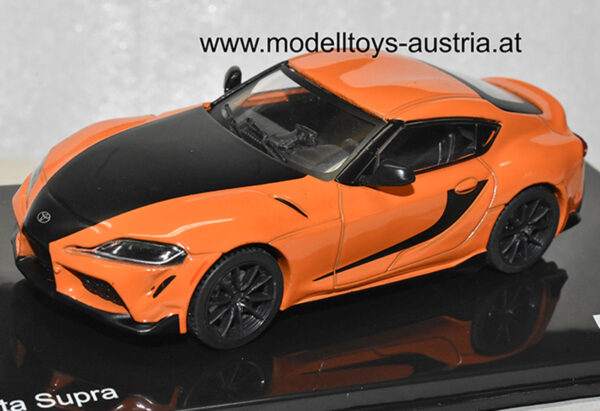 Toyota Supra GR 2019 Fast & Furious orange / schwarz 1:43