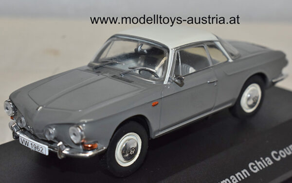 VW Karmann Ghia 1500 Typ 34 1962 grau / weiss 1:43