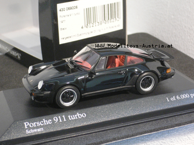 Porsche 911 Turbo Typ 930 1977 schwarz 1:43