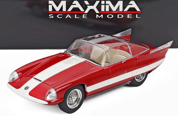 Alfa Romeo 6C 3000 Superflow II PININFARINA 1956 rot / weiss 1:18