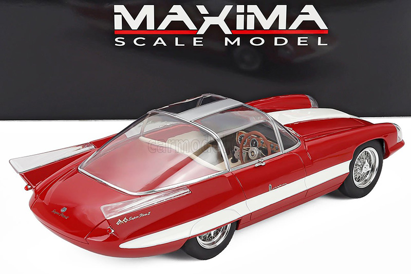 Alfa Romeo 6C 3000 Superflow II PININFARINA 1956 rot / weiss 1:18