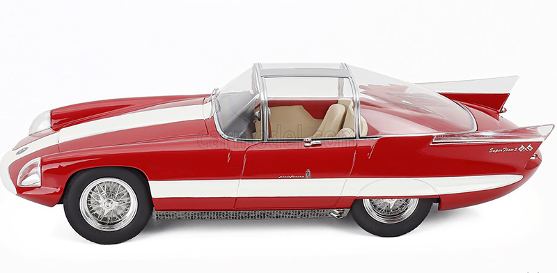 Alfa Romeo 6C 3000 Superflow II PININFARINA 1956 rot / weiss 1:18
