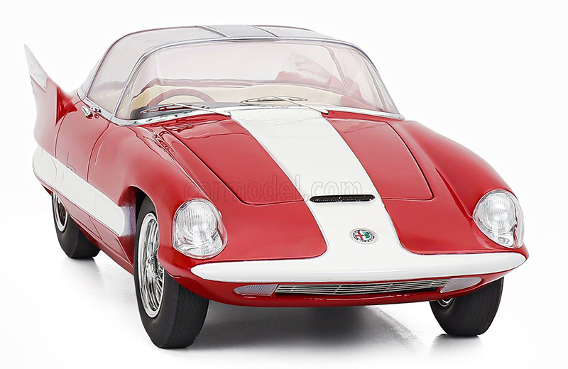 Alfa Romeo 6C 3000 Superflow II PININFARINA 1956 rot / weiss 1:18