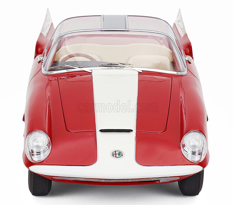 Alfa Romeo 6C 3000 Superflow II PININFARINA 1956 rot / weiss 1:18