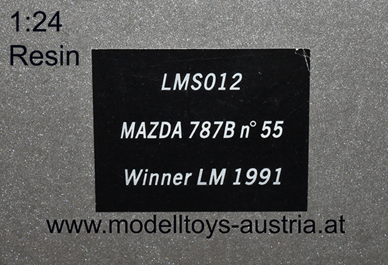 Mazda 787 B 1991 Sieger Le Mans WEIDLER / HERBERT / GACHOT 1:24