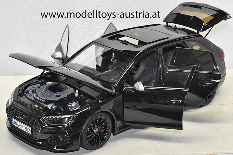 Audi RS4 B9 Avant Kombi Break 2017 schwarz 1:18 Audi A4