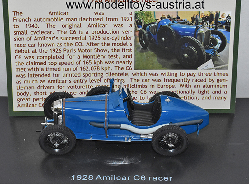 Amilcar C6 Racer 1928 blau 1:43