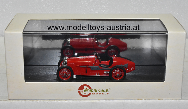 Amilcar C6 Racer 1928 rot 1:43 mit Scheinwerfer