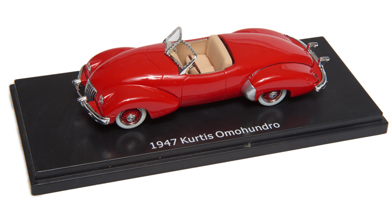 Kurtis Omohundro Comet Custom Cabrio 1947 rot 1:43