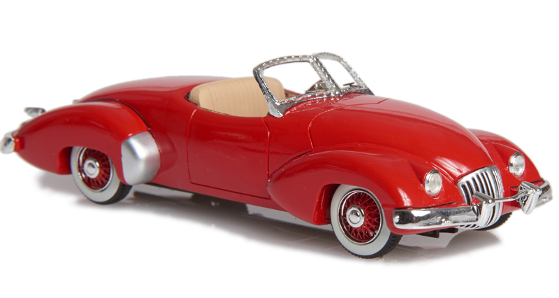 Kurtis Omohundro Comet Custom Cabrio 1947 rot 1:43
