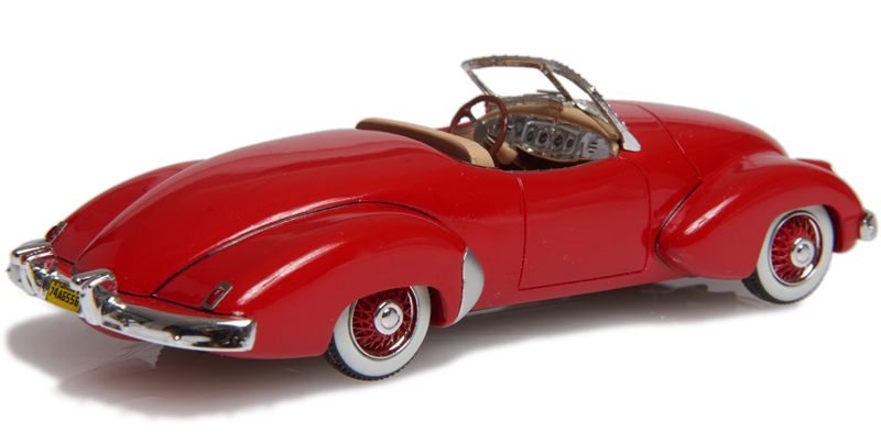 Kurtis Omohundro Comet Custom Cabrio 1947 rot 1:43