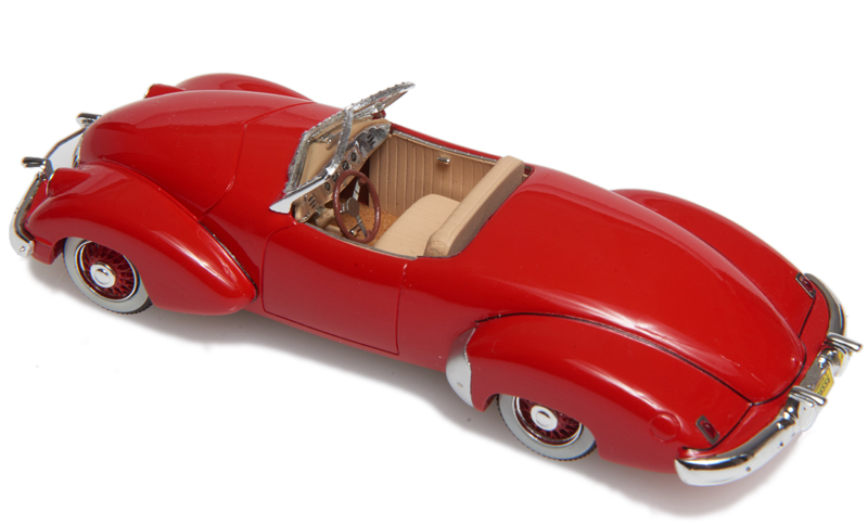 Kurtis Omohundro Comet Custom Cabrio 1947 rot 1:43