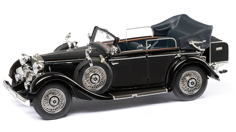 Mercedes Benz W18 290 Cabriolet 1933 - 1936 schwarz 1:43