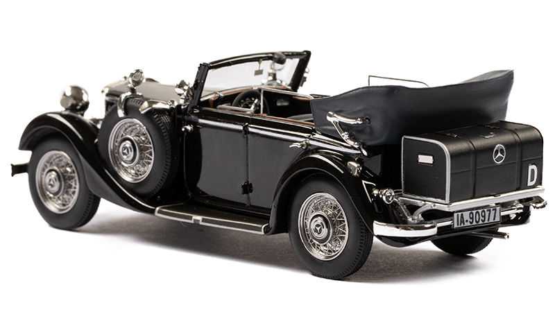Mercedes Benz W18 290 Cabriolet 1933 - 1936 schwarz 1:43