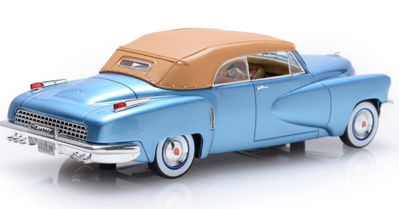 Tucker Torpedo 2 türig Cabrio geschlossen 1948 hell blau 1:43