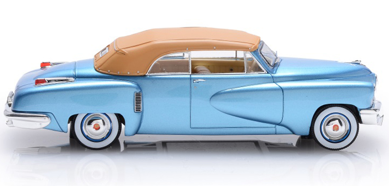Tucker Torpedo 2 türig Cabrio geschlossen 1948 hell blau 1:43
