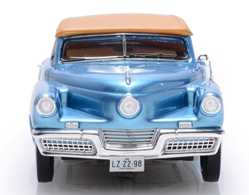 Tucker Torpedo 2 türig Cabrio geschlossen 1948 hell blau 1:43