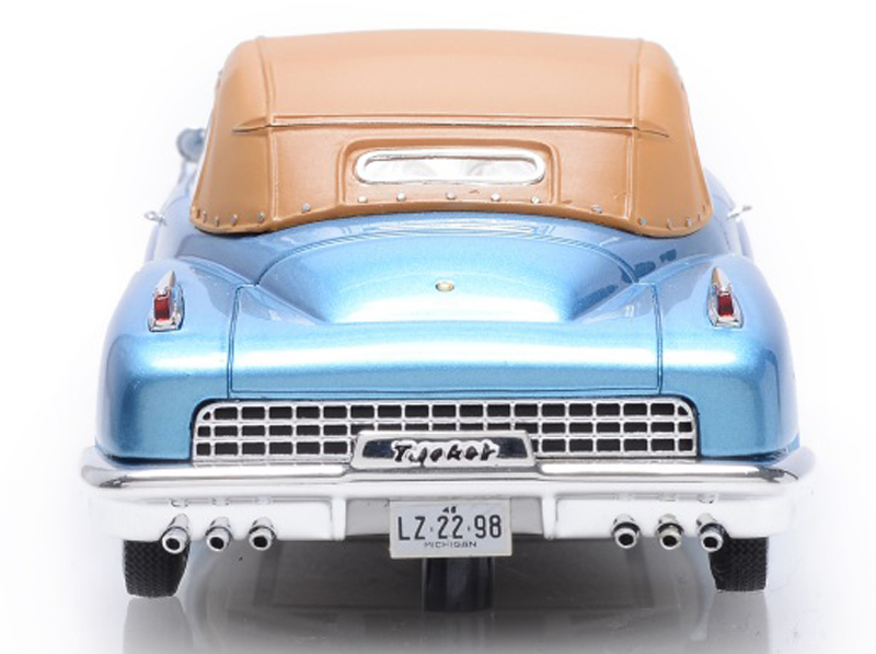 Tucker Torpedo 2 türig Cabrio geschlossen 1948 hell blau 1:43