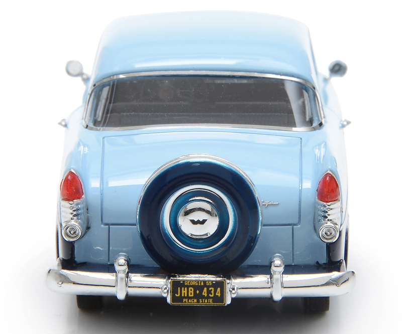 Willys Aero Bermuda Limousine Hard Top 2 türig 1955 hell blau / dunkel blau 1:43