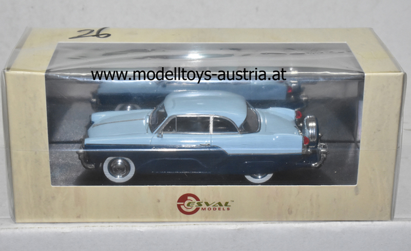 Willys Aero Bermuda Limousine Hard Top 2 türig 1955 hell blau / dunkel blau 1:43