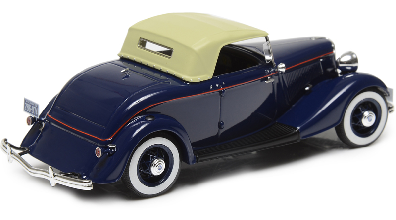 Ford Model 40 Roadster Cabrio geschlossen dunkel blue 1:43