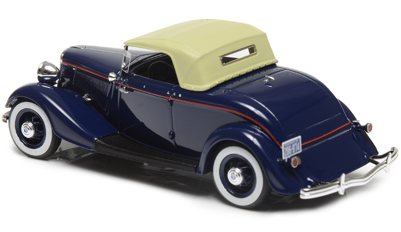 Ford Model 40 Roadster Cabrio geschlossen dunkel blue 1:43