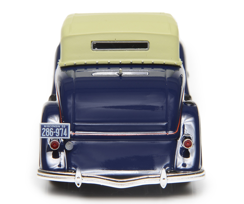 Ford Model 40 Roadster Cabrio geschlossen dunkel blue 1:43